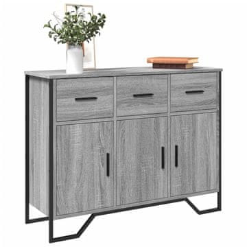 Vidaxl Ormarić, sivi hrast sonoma, 97 x 32,5 x 74,5 cm