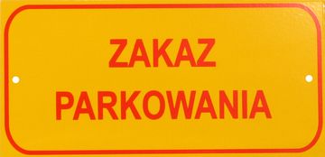 metal-bud Mali znak 10*20CM zabranjeno parkiranje - tab T002