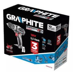 Graphite Akumulatorska bušilica/odvijač, bez četkica, energija +18 V, bez baterija - T 58G019