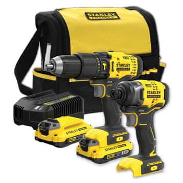 Stanley KOMPLET 18V V20 SFMCD711+SFMCF800 2*2.0AH VREĆICA - S/SFMCK465D2