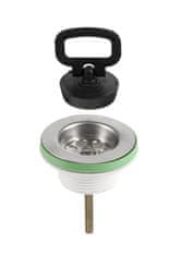 Diamond Odvod s čepom za plastični sudoper 1.1/2' (WJ.107) - dsp.kor 1.12