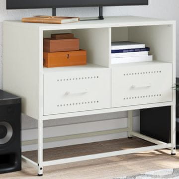 Vidaxl TV stalak bijeli 68x39x60,5 cm čelik