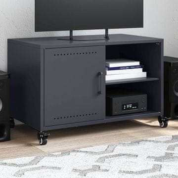 Vidaxl TV ormarić antracit boje 68x39x43,5 cm čelik