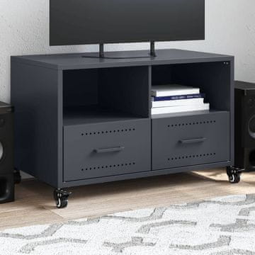 Vidaxl TV ormarić antracit boje 68x39x43,5 cm čelik