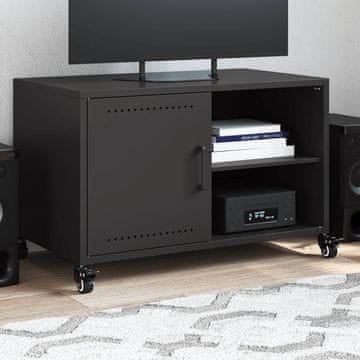 Vidaxl TV stalak crni 68x39x43,5 cm čelik