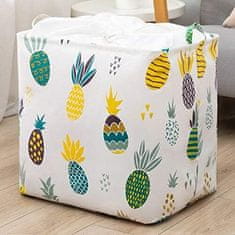 HOME & MARKER® Prostrana sklopiva kutija za pohranu odjeće 50x40x50 cm (100L), vodootporna i otporna na prašinu | CLOTHBOX