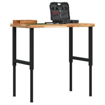 Vidaxl Radni stol, 100x60x(73-99,5) cm, Pravokutni, Akacija