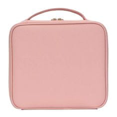 Bodybite Torbica za ličila, kozmetična torbica s ogledalom, potovalna torbica | GLAMANIA (roza)