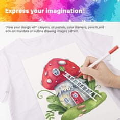 VIVVA® Transfer papir za tkanine – inkjet, za majice i tekstil, 5 kom | INKTRANSFER