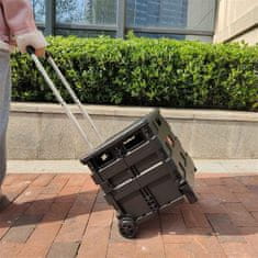 HOME & MARKER® Višenamjenska sklopiva kolica za prijevoz tereta 35x38x29 cm, prijenosna i kompaktna | CARRYMAX