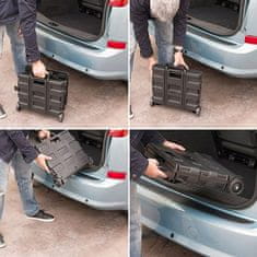 HOME & MARKER® Višenamjenska sklopiva kolica za prijevoz tereta 35x38x29 cm, prijenosna i kompaktna | CARRYMAX