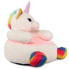 JOJOY® Plišasti dječji fotelj u obliku životinje, mekano i udobno sjedište za igru i odmor | PLUSHY Jednorog