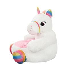 JOJOY® Plišasti dječji fotelj u obliku životinje, mekano i udobno sjedište za igru i odmor | PLUSHY Jednorog