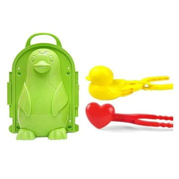 JOJOY® Komplet igračaka za snijeg, kalupi za grudanje i izradu snježnih figura patka srce pingvin | ARCTICFUN