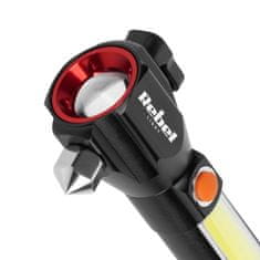 Rebel TOOLS 3v1 taktički aku. Vodio cob alu. Čekić za zum za ručnu svjetiljku