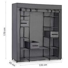 Massido Veliki tekstilni ormar s ladicama - grafit