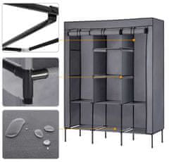 Massido Ormar od tekstila - grafit