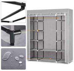 Massido Veliki tekstilni ormar - sivi