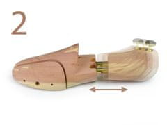 Massido Drške za cipele, cedar, par, veličina 44-45,