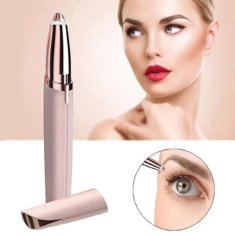 FRILLA® Bezbolni brivnik za obrve, LED svjetlo, precizno oblikovanje, prijenosni trimer za lice | TOUCHBROW SHAVER
