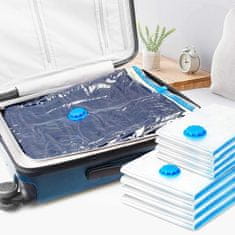 HOME & MARKER® Vakuumske vrećice za odjeću i putovanja, set 2 kom, organizacija garderobe i zaštita od prašine | VACUUMBAGS