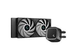 DEEPCOOL LE500 Marrs AIO Liquid Cooler vodeno hlađenje za procesor, 240mm, LED, crna (R-LE500-BKLNMG-G-1)