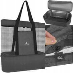 Malatec 2V1 vodootporna UV Oxford Thermo Tog za hlađenje i plaža 20L crno