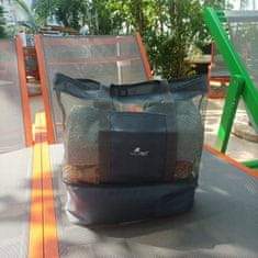 Malatec 2V1 vodootporna UV Oxford Thermo Tog za hlađenje i plaža 20L crno