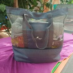 Malatec 2V1 vodootporna UV Oxford Thermo Tog za hlađenje i plaža 20L crno