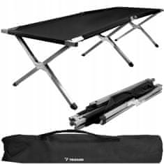 Malatec Sklopivi kamperski krevet Oxford 189x70x43cm do 110kg crni