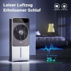 Wiltec Prijenosni klima uređaj 37W sa vodenom maglicom 1500ml + daljinski upravljač