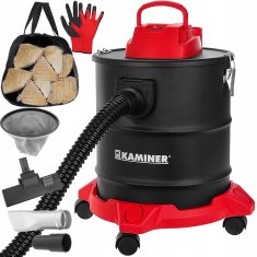 Kaminer HEPA industrijski kamin 20L za pepeo 1600W na kotačima