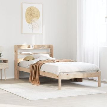 Vidaxl Okvir kreveta bez madraca 90x190 cm Masivno borovo drvo