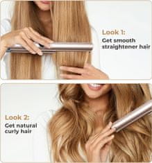 FRILLA® Pegla i uvijač za kosu 2u1, profesionalni uređaj za ravnanje i kovrčanje frizura | TWISTLINE