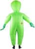 JOJOY® Napuhljiv kostim izvanzemaljac za Halloween i cosplay, zabavan kostim s ventilatorom | UFOMAN