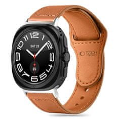 Tech-protect Leatherfit remen za Samsung Galaxy Watch Ultra 47mm, brown
