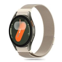 Tech-protect Milanese remen za Samsung Galaxy Watch 4 / 5 / 5 Pro / 6 / 7 / FE, starlight