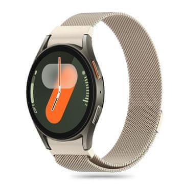Tech-protect Milanese remen za Samsung Galaxy Watch 4 / 5 / 5 Pro / 6 / 7 / FE, starlight