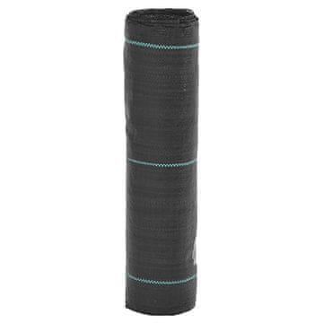 Vidaxl Agrotekstil protiv korova, crni, 0,5 x 150 m, PP