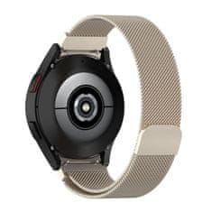 Tech-protect Milanese remen za Samsung Galaxy Watch 4 / 5 / 5 Pro / 6 / 7 / FE, starlight