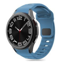 Tech-protect Silicone Line remen za Samsung Galaxy Watch 4 / 5 / 5 Pro / 6 / 7 / FE, montego blue