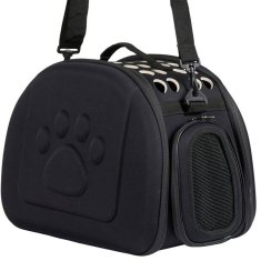 LIVEFY Transporter transportna torba za mačke i pse 42x32 cm, crna