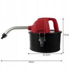 Kaminer HEPA kamin 4L za pepeo 600W