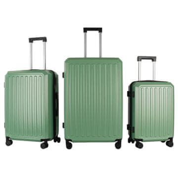 Aga Travel Set putnih kofera MR4668 Zelena