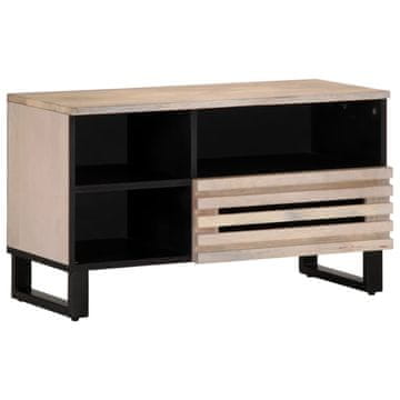 Vidaxl TV stalak 80x34x46 cm masivno drvo manga