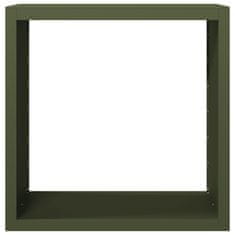 Vidaxl Stalak za drva za ogrjev zeleni 100x40x100 cm čelik