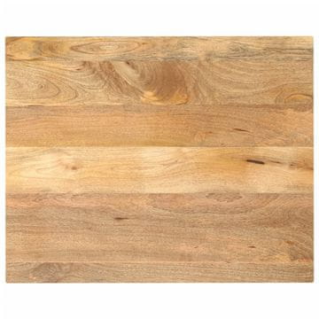 Vidaxl Ploča stola 90x80x3,8 cm Pravokutna Masivno drvo manga