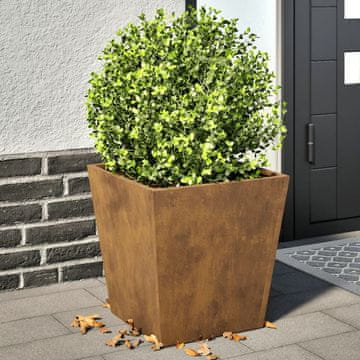 Vidaxl Vrtne posude 2 kom 40x40x40 cm Corten čelik