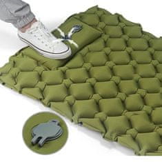 HOME & MARKER® Samonapuhljiva podloga za kampiranje, ultralaka, sklopiva | BUBIMAT