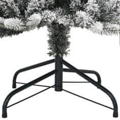 Vidaxl Umjetno božićno drvce 300 LED dioda i nasut snijeg 240 cm